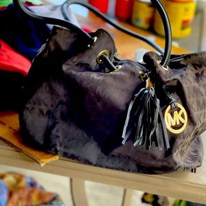 Black and Gold Mk tote